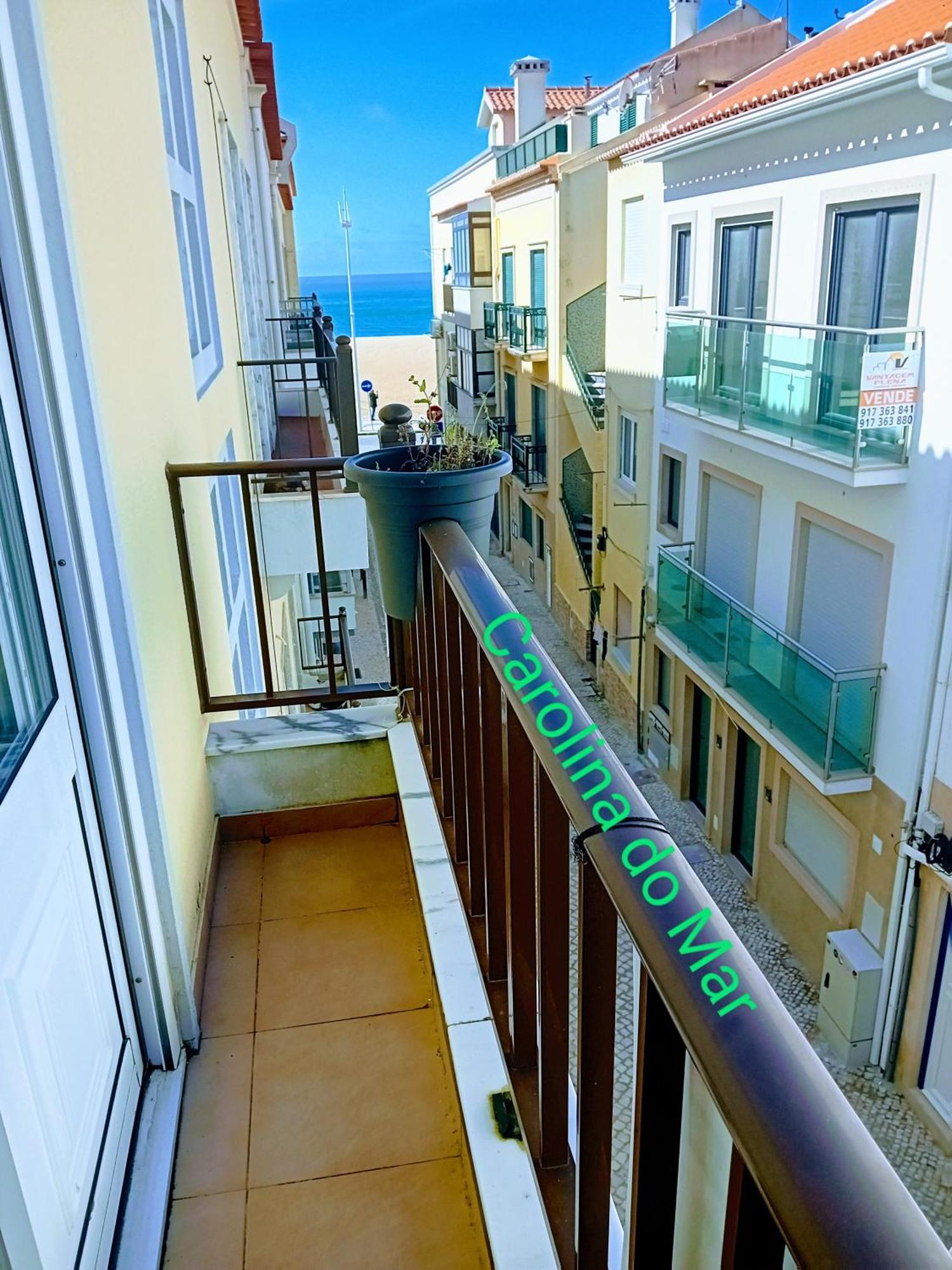 Carolina Do Mar Apartment Nazare Bagian luar foto